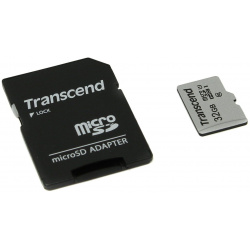 Карта памяти Transcend micro SDHC 32Gb 300S UHS I U1 + ADP (90/45 Mb/s) TS32GUSD300S A Хотите