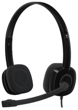 Наушники Logitech H151 Black (981 000589) 981 000589 Stereo Headset