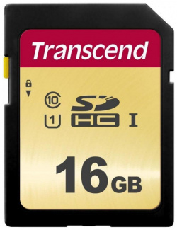 Карта памяти Transcend 16GB UHS I U1 SD card (TS16GSDC300S) TS16GSDC300S Карты SDXC