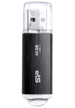 Флешка Silicon Power 64Gb Blaze B02 SP064GBUF3B02V1K USB3 0 Black Отличающийся своими компактными