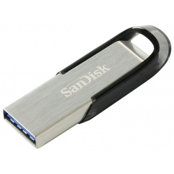 Флешка Sandisk Cruzer Ultra Flair 32Gb (SDCZ73 032G G46) USB3 0 серебристый/черный SDCZ73 G46