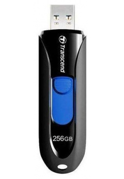 Флешка Transcend 256Gb Jetflash 790 (TS256GJF790K) USB3 0 черный/синий TS256GJF790K