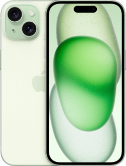 Смартфон Apple iPhone 15 128Gb (MV9N3CH/A) Green MV9N3CH/A Базовый получил корпус со