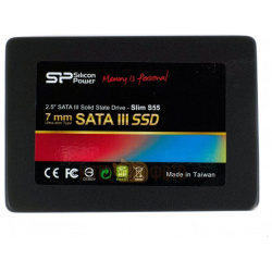 Накопитель SSD Silicon Power Slim S55 240Gb (SP240GBSS3S55S25) SP240GBSS3S55S25 диск для