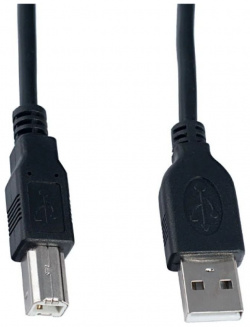 Кабель Perfeo U4101 USB 2 0 A вилка  В 1 м black Мультимедийный Разъемы USB2