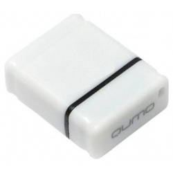 Флешка Qumo Nano 16GB (QM16GUD W) USB 2 0 белый QM16GUD W NanoDrive – удивительно маленькая и