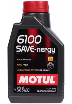 Моторное масло Motul 6100 SAVE NERGY 5W 30  1 л