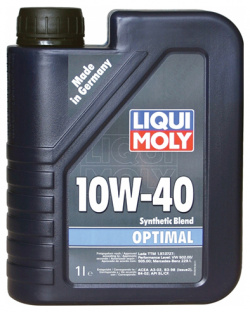 Моторное масло Liqui Moly Optimal 10W 40  1 л — всесезонное