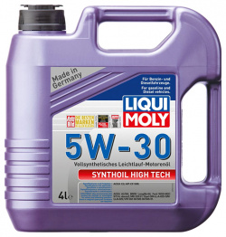 Моторное масло Liqui Moly Synthoil High Tech 5W 30  4 л