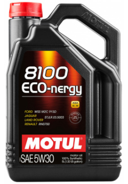 Моторное масло Motul 8100 Eco nergy 5W 30  5 л синтетическое с улучшенными