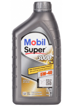 Моторное масло Mobil Super 3000 X1 5W 40  1 л в литровой канистре — это