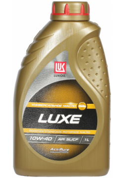 Моторное масло Lukoil Люкс 10W 40  1 л — это высококачественная полусинтетика