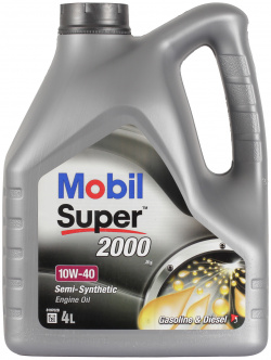 Моторное масло Mobil Super 2000 X1 10W 40  4 л {NAME_WO_SECTION} — современная премиальная