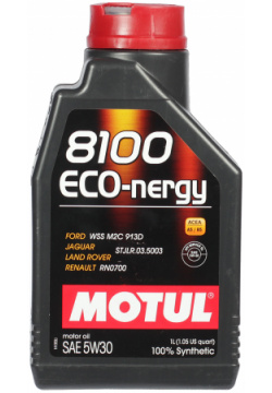 Моторное масло Motul 8100 Eco nergy 5W 30  1 л синтетическое с улучшенными