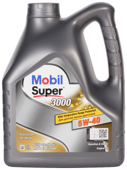 Моторное масло Mobil Super 3000 X1 5W 40  4 л — универсальное