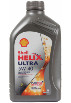 Моторное масло Shell Helix Ultra 5W 40  1 л — синтетическое машинное