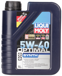 Моторное масло Liqui Moly Optimal Synth 5W 40  1 л — современное