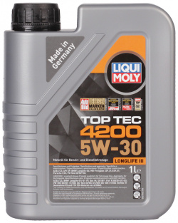Моторное масло Liqui Moly Top Tec 4200 5W 30  1 л производится путём