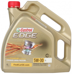 Моторное масло Castrol EDGE Titanium FST LL 5W 30  4 л —