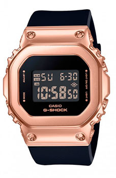 Японские наручные  женские часы Casio GM S5600PG 1ER Коллекция G Shock электронные