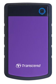 Внешний жесткий диск Transcend StoreJet 25H3P 1Tb (TS1TSJ25H3P) фиолетовый Емкость: 1000 ГБ