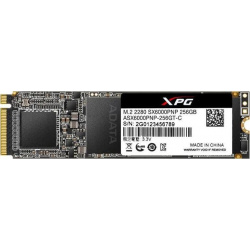 SSD накопитель A Data XPG SX6000 Pro PCI Ex4/256Gb/M 2 2280 (ASX6000PNP 256GT C) Емкость: 256 ГБ