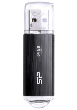 USB Flash Drive 64Gb  Silicon Power Blaze B02 3 1 SP064GBUF3B02V1K