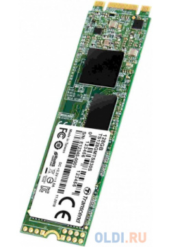 SSD накопитель Transcend MTS830S 128 Gb SATA III TS128GMTS830S Твердотельный M