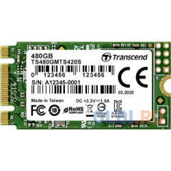 SSD накопитель Transcend MTS420 480 Gb SATA III Твердотельный M