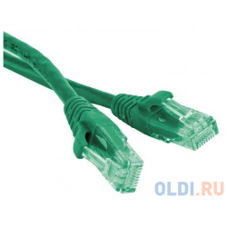 Патч корд RJ45  4 пары UTP категория 5е 1 м зеленый LSZH LANMASTER LAN PC45/U5E 0 GN