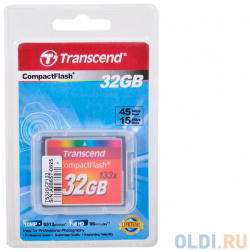 Карта памяти Compact Flash 32Gb Transcend  TS32GCF133 Card