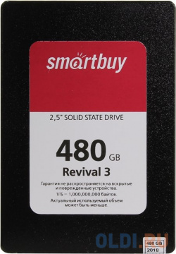 SSD накопитель Smart Buy SB480GB RVVL3 25SAT3 480 Gb SATA III Твердотельный 2