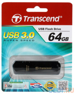 Внешний накопитель 64GB USB Drive  Transcend TS64GJF700 Флешка 700 3 0 черный