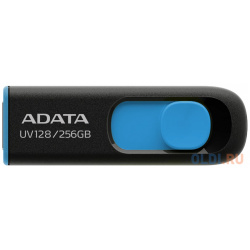 256GB ADATA UV128 USB Flash [AUV128 256G RBE] 3 0  Blue RTL A Data AUV128 RBE