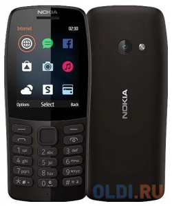 Мобильный телефон NOKIA 210 DS Black TA 1139  2 4 черный