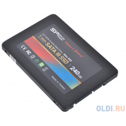 SSD накопитель Silicon Power S55 240 Gb SATA III SP240GBSS3S55S25 Твердотельный 2