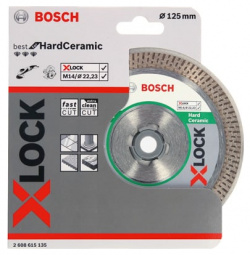 Алмазный диск Bosch 2608615135 X LOCK Best for Hard Ceramic