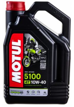 Моторное масло MOTUL 104068 5100 4T SAE 10W40