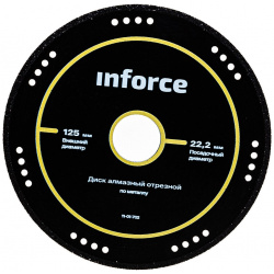 Отрезной алмазный диск по металлу Inforce  11 01 702