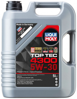 НС синтетическое моторное масло LIQUI MOLY 2324 Top Tec 4300 5W 30 C2