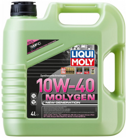 НС синтетическое моторное масло LIQUI MOLY 8538 Molygen New Generation 10W 40