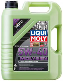 НС синтетическое моторное масло LIQUI MOLY 8536 Molygen New Generation 5W 40
