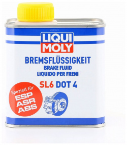 Тормозная жидкость LIQUI MOLY 3086 Bremsflussigkeit SL6 DOT 4