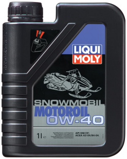Синтетическое моторное масло 4T для снегоходов LIQUI MOLY  Snowmobil Motoroil 0W 40 1л 7520