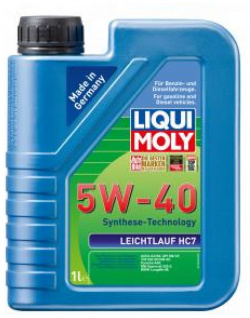 Синтетическое моторное масло LIQUI MOLY 1346 Leichtlauf HC 7 5W 40 SN/CF;A3/B4