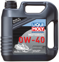 Синтетическое моторное масло 4T для снегоходов LIQUI MOLY  Snowmobil Motoroil 0W 40 4л 2261