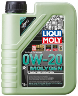 НС синтетическое моторное масло LIQUI MOLY 21356 Molygen New Generation 0W 20
