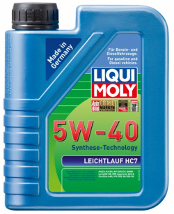 Моторное масло LIQUI MOLY 2309 Leichtlauf HC 7 5W 40; SN; A3/B4