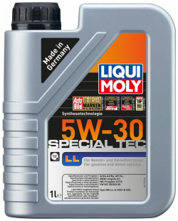 НС синтетическое моторное масло LIQUI MOLY 2447 Special Tec LL 5W 30 SL A3/B4