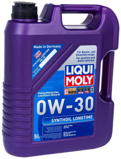 Синтетическое моторное масло LIQUI MOLY 8977 Synthoil Longtime 0W 30